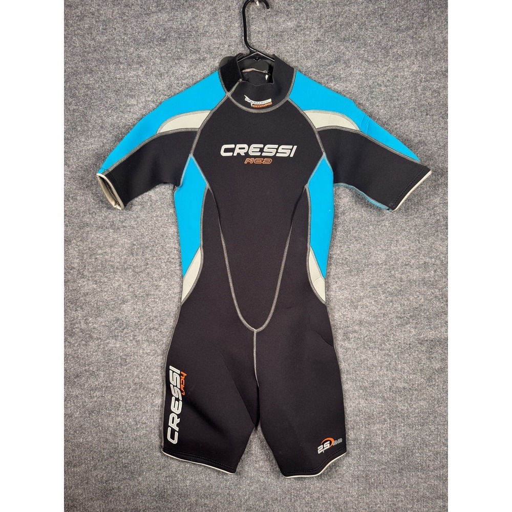 Cressi 2.5 mm Womens Shorty Wetsuit EUC MED M/3 Black Blue